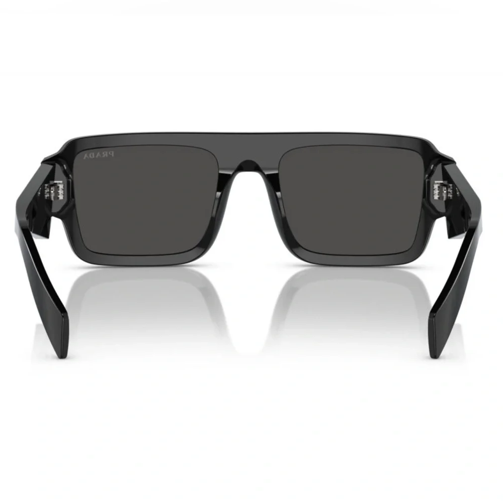 NEW PRADA SQUARE SUNGLASSES PRA05S 16K08Z BLACK SPR A05 16K08Z PRADA EYEWEAR